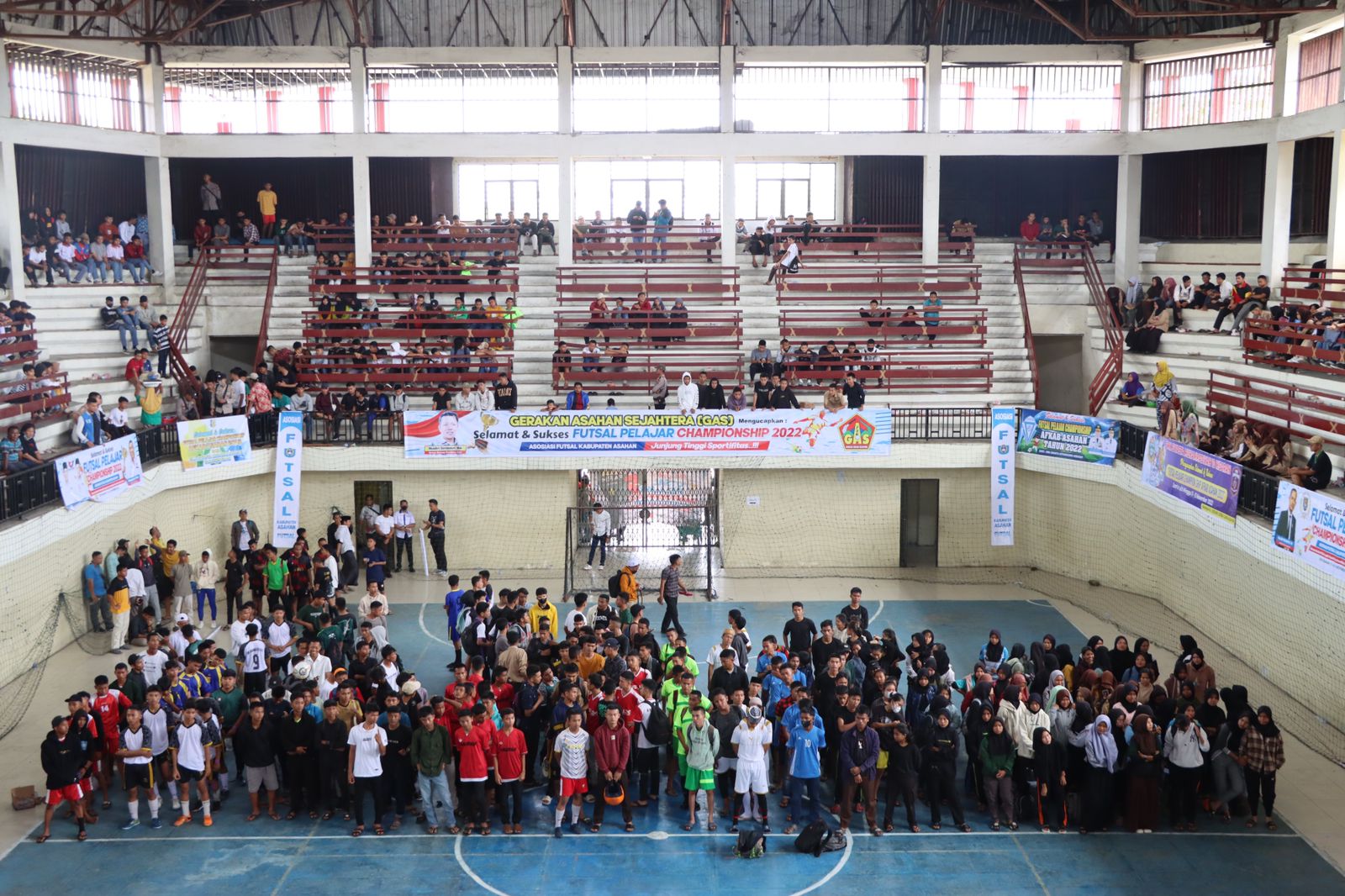 Polres Asahan Kawal Pembukaan Turnamen Tingkat Pelajar Championship 2022