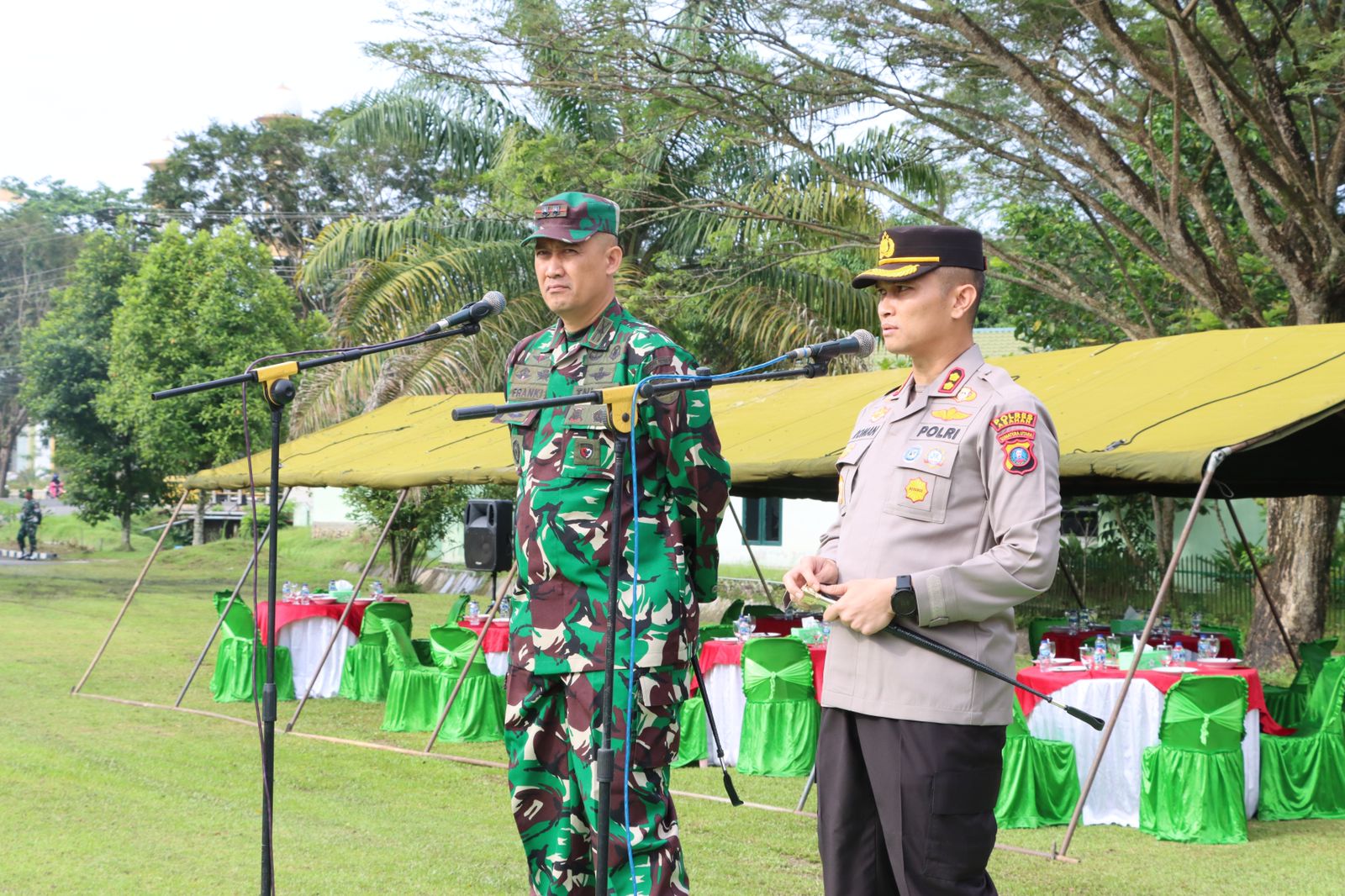 Polres Asahan bersama Kodim 0208/AS Gelar Apel Gabungan