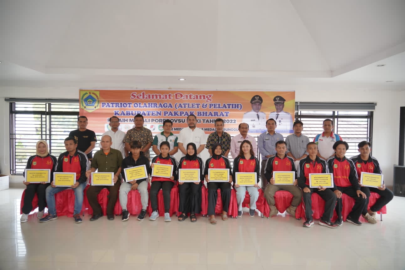 Bupati Pakpak Bharat Berikan Apresiasi Bagi Atlet Olah Raga Yang Berprestasi