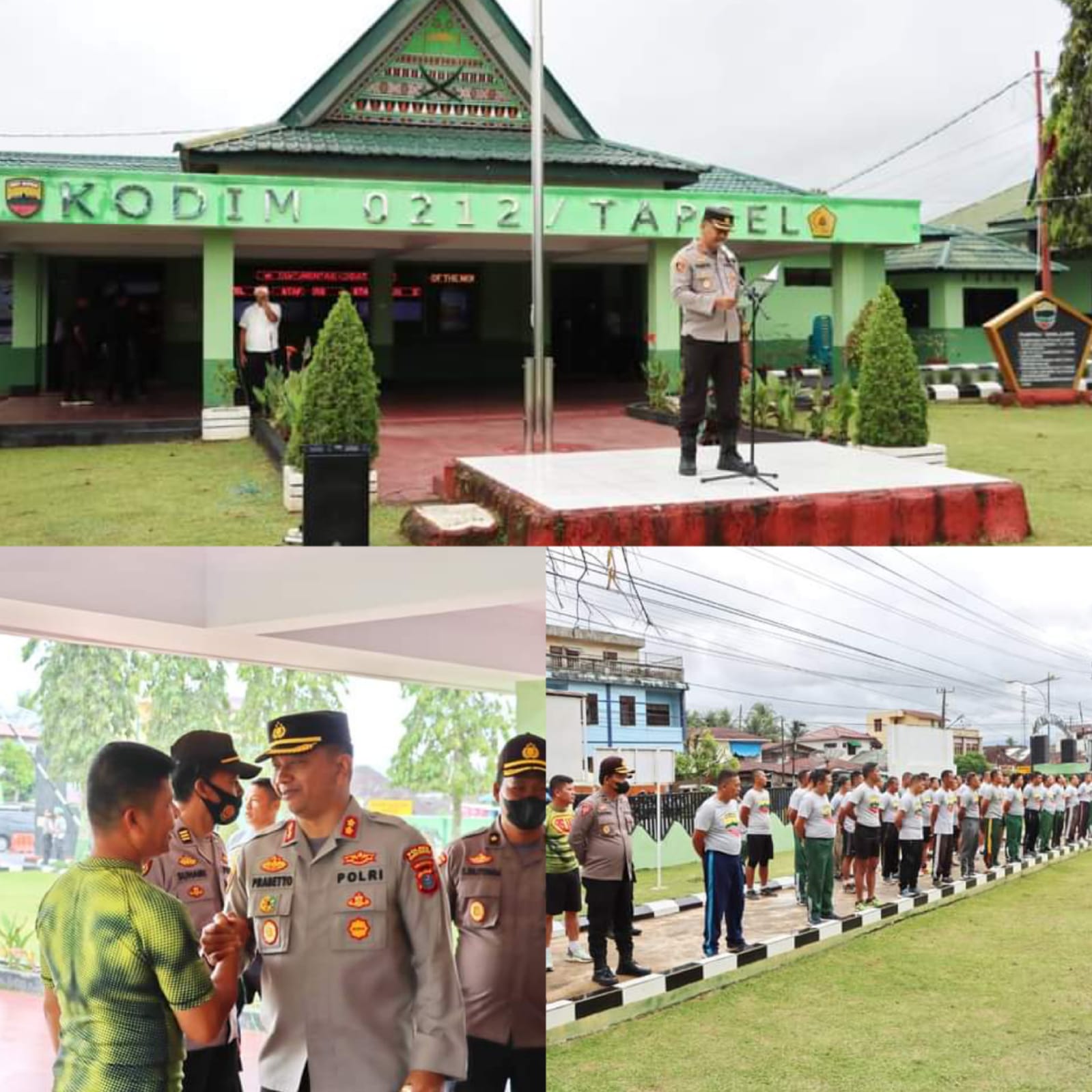 Pimpin Apel Di Makodim 0212/Tapsel,Kapolres Padangsidimpuan :Bentuk Sinergitas TNI - POLRI