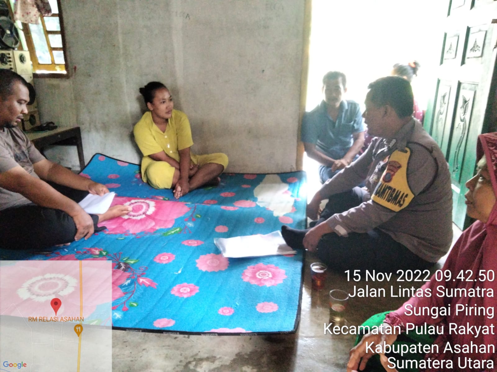 Melalui Problem Solving Bhabinkamtibmas Polsek Pulau Raja Lakukan Penyelesaian Masalah Warga Binaan