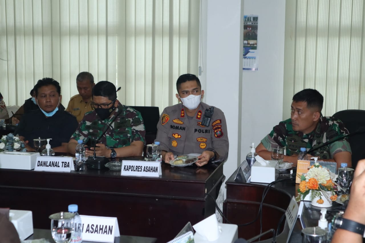Kapolres Asahan Bersama Bupati Terima Audiensi PLTA Asahan 3