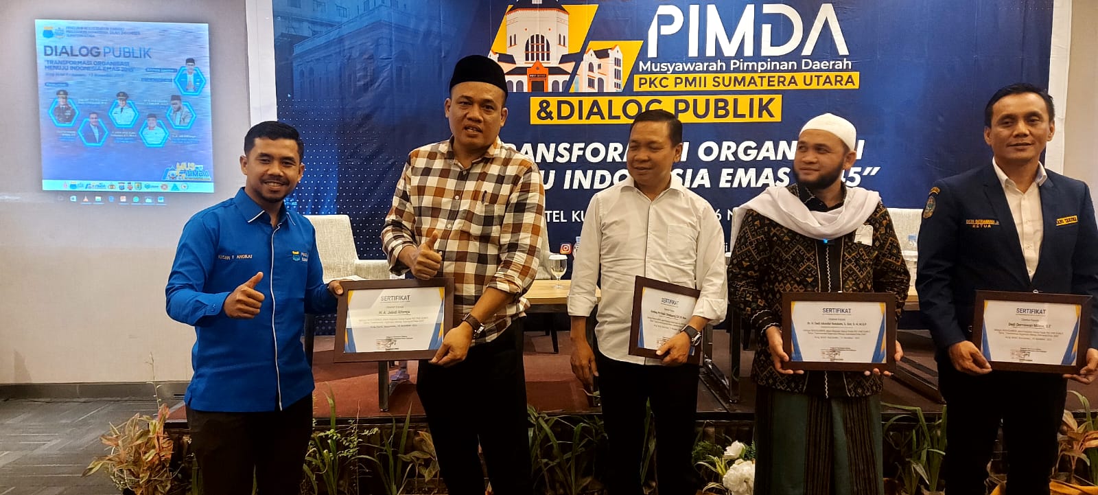 PKC PMII Sumut Gelar Dialog Menuju Indonesia Emas 2045