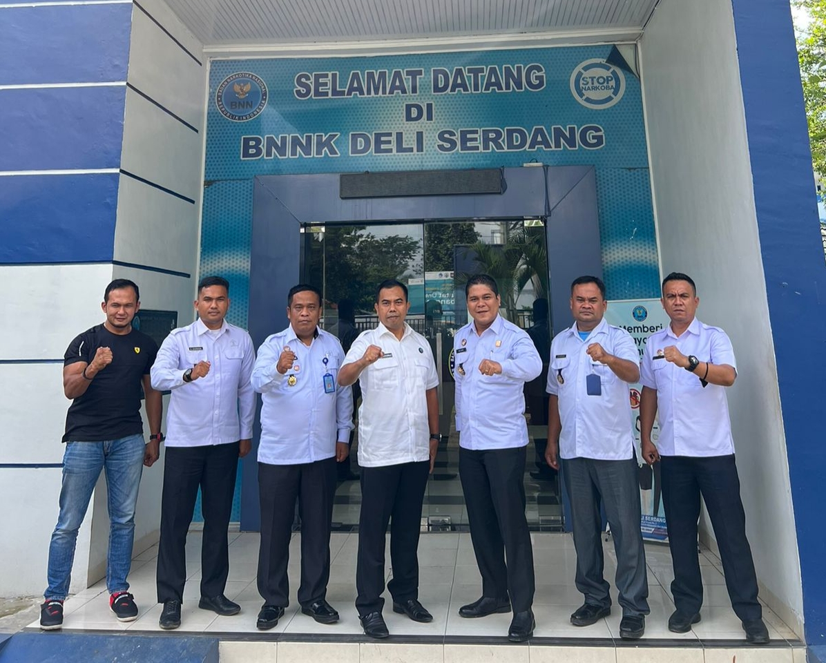 Jalin Kerjasama, Kalapas Lubuk Pakam Kunjungi BNNK Deli Serdang