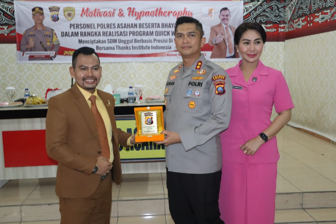 Dengan Program Quick Wins, Polres Asahan Terima Motivasi Hypnotherapy