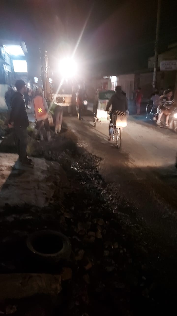 Diduga Tanpa Menggunakan Pase, Proyek Galian Drainase di Psr 5 Tembung Membuat Resah