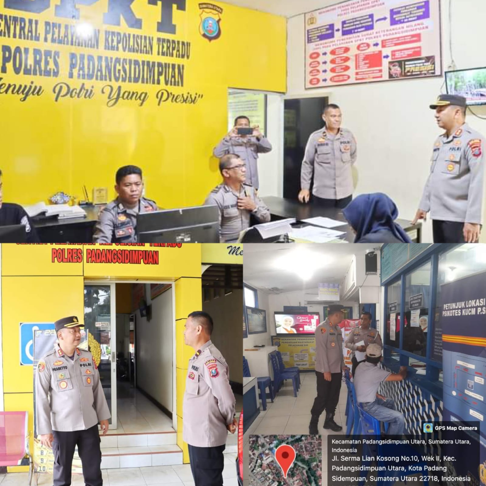 Kapolres Padangsidimpuan Sidak Ruang SIM dan SPKT, Ini Penjelasannya