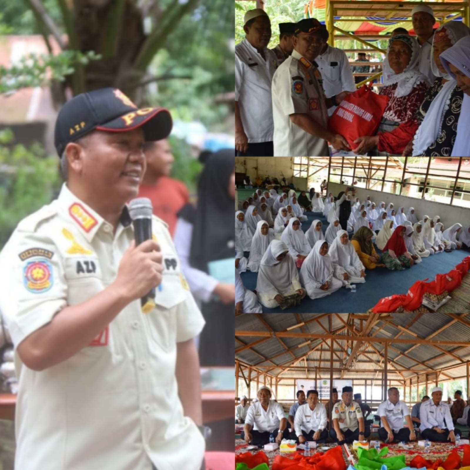 Plt Bupati Palas Salurkan Bansos Untuk Lansia Di Dua Kecamatan