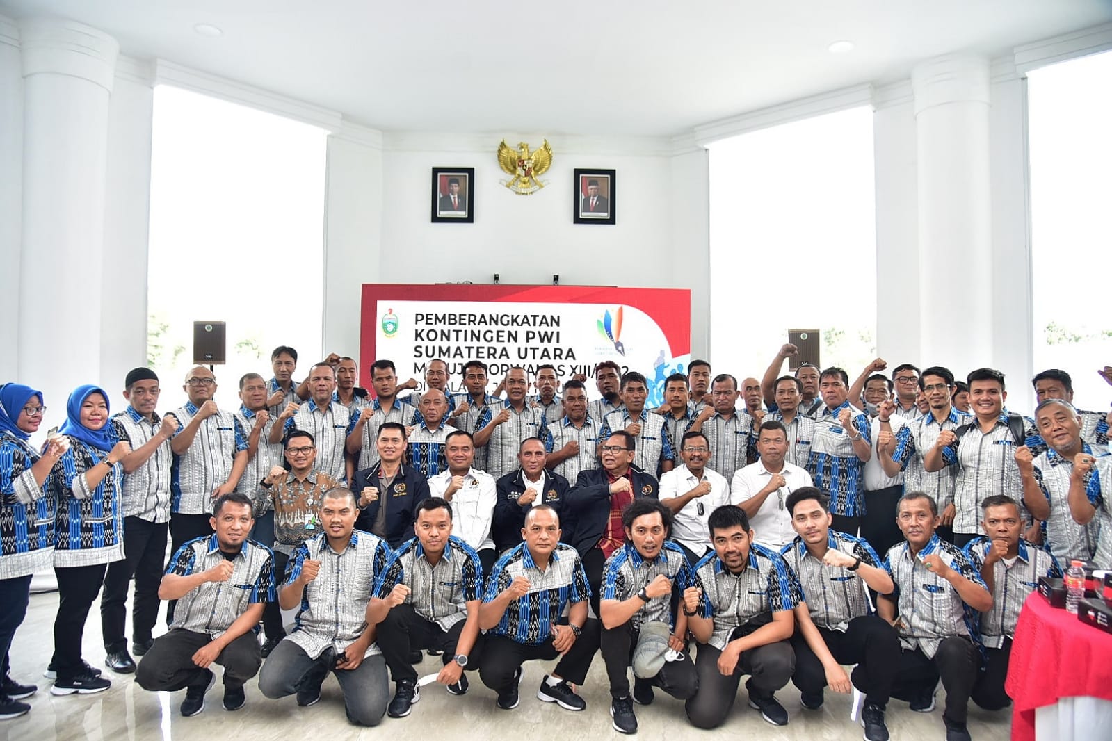 Gubsu, Ketua DPRD dan Wakapoldasu Lepas Kontingen PWI Sumut ke Porwanas, Edy Rahmayadi: Semua Warga Sumut Wajib Membesarkan Sumut