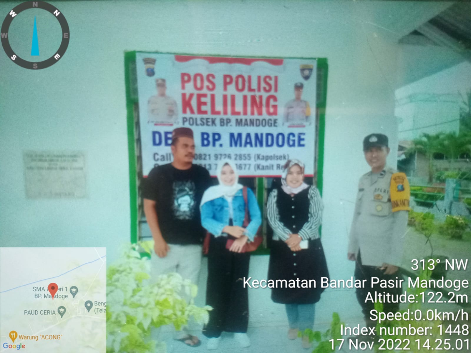 Antisipasi Penimbunan Minyak Goreng, Personel Polsek Sei Kepayang Lakukan Pengecekan Kepasar