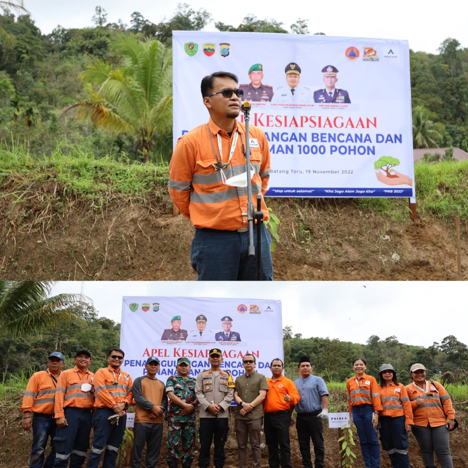 Peringati Hari Menanam Pohon Indonesia,  Agincourt Resources Tanam 1.000 Bibit Pohon di Tepi Sungai Garoga