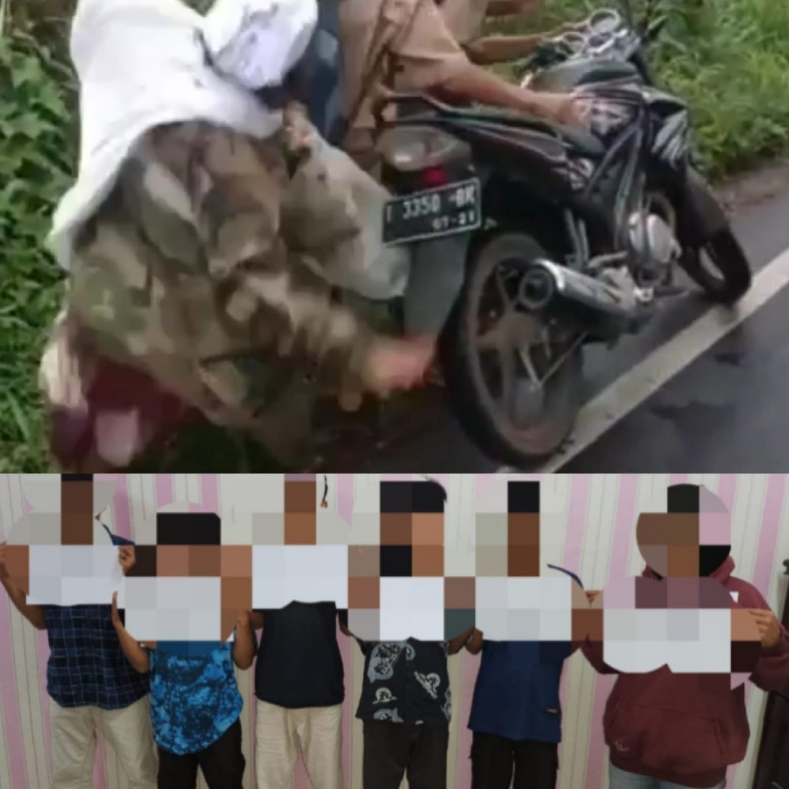 Seorang Nenek Di Tendang Anak Bau Kencur Ditepi Jalan Hingga Tersungkur, Polisi Amankan 6 Pelaku