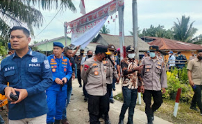 Kapoldasu & Rombongan  Gelar Bhakti Kesehatan di Desa Pulau Sembilan Pangkalan Susu Langkat