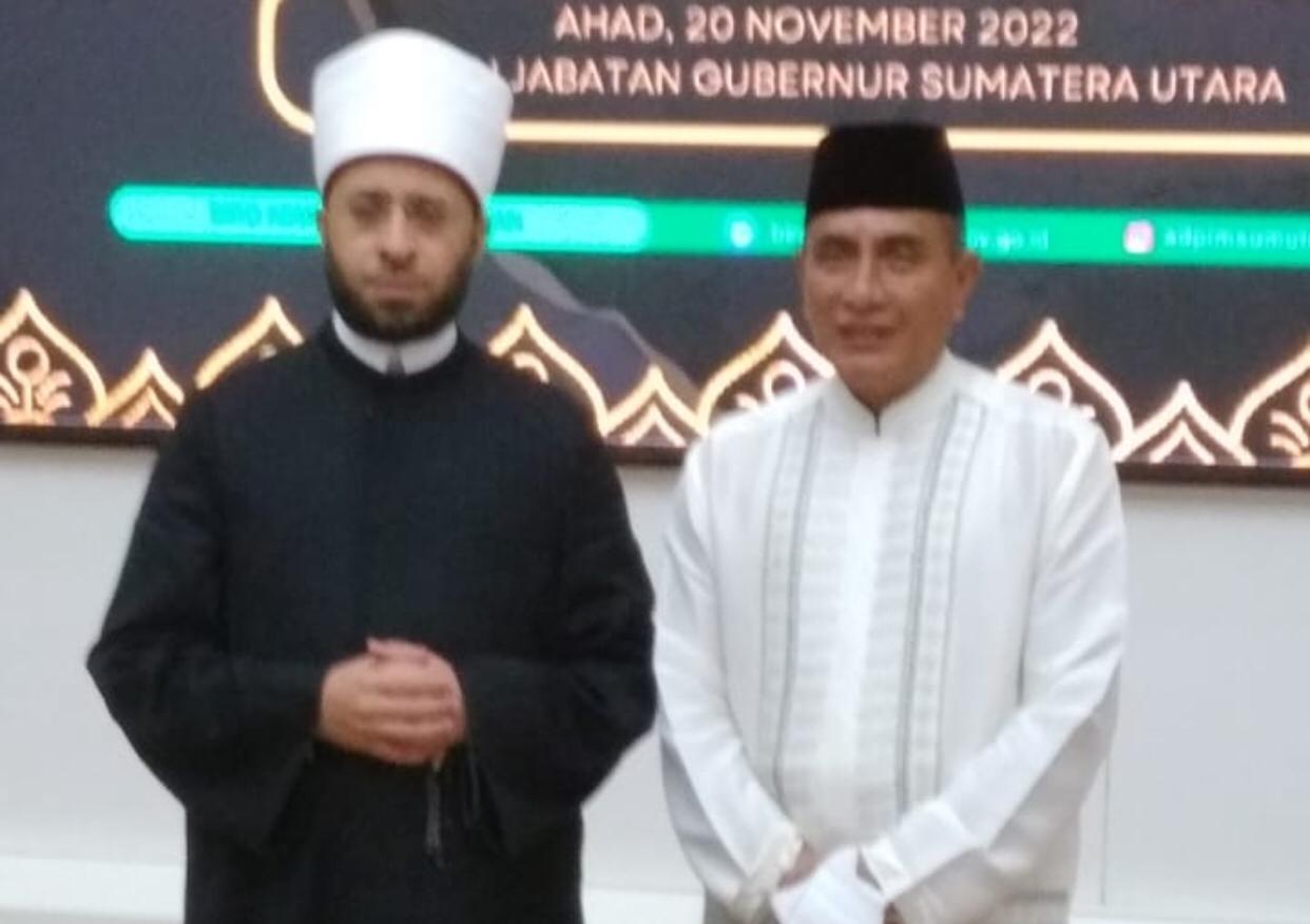 Edy Rahmayadi titip mahasiswa Al Azhar asal Sumut kepada Penasihat Presiden Mesir