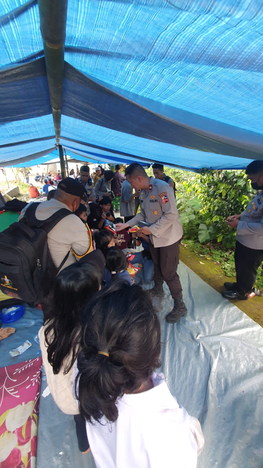 Setukpa Lemdiklat Polri Kerahkan Tim Untuk Membantu Penanganan Bencana Gempa Cianjur