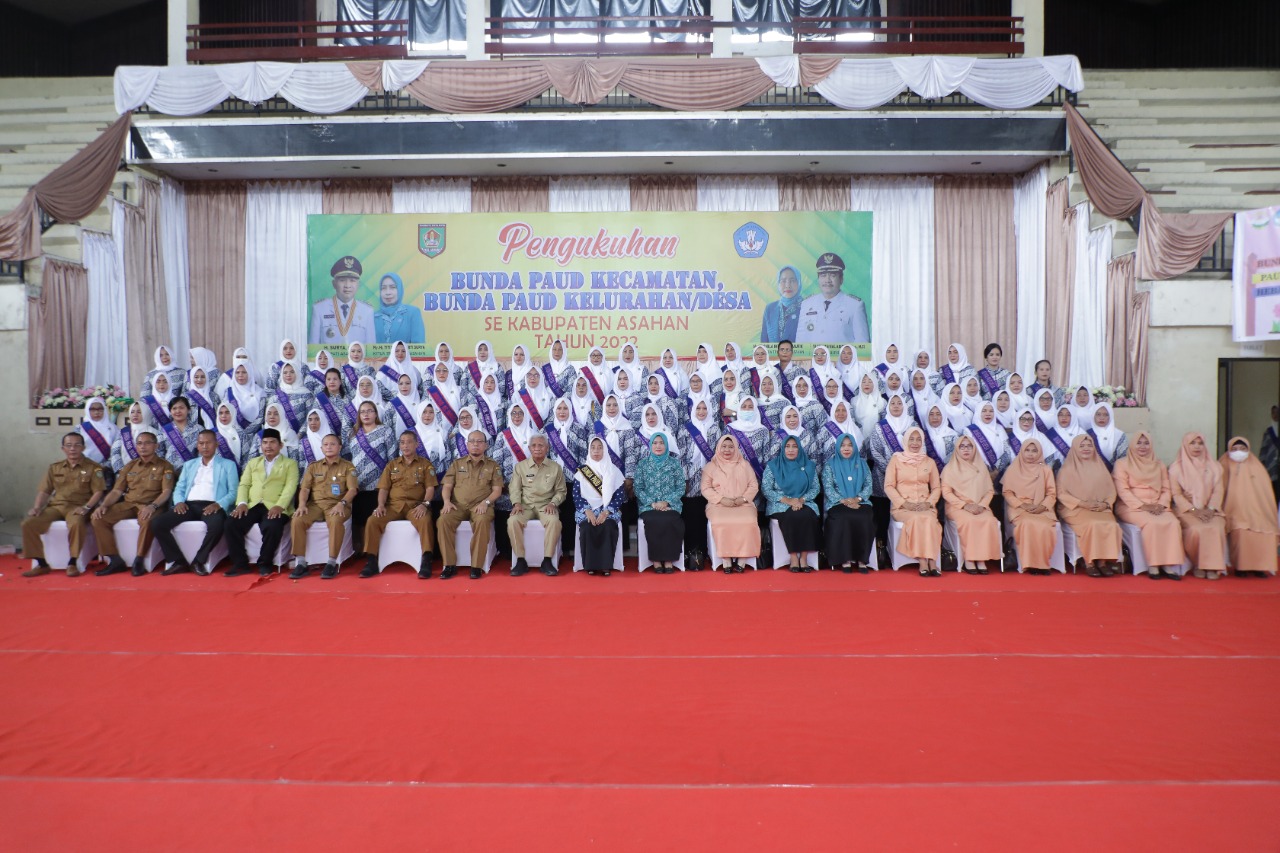 Bunda PAUD Kecamatan, Desa dan Kelurahan Se-Kabupaten Asahan Resmi Dikukuhkan