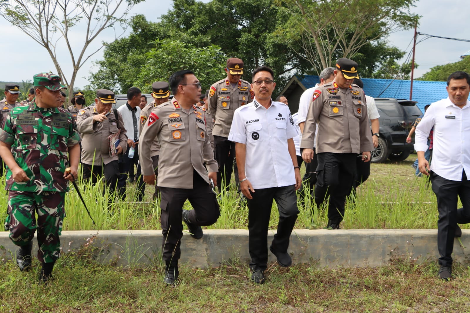 Kapolda Sumut, Irjen Pol RZ Panca Putra Simanjuntak, Tinjau Kantor Polres Labuhanbatu Selatan