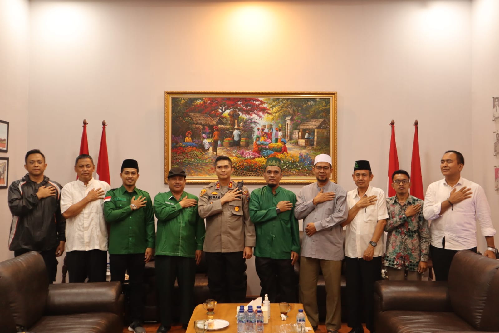 Kapolres Asahan, AKBP Roman Smaradhana Elhaj Silaturahmi dengan PD Al Washliyah