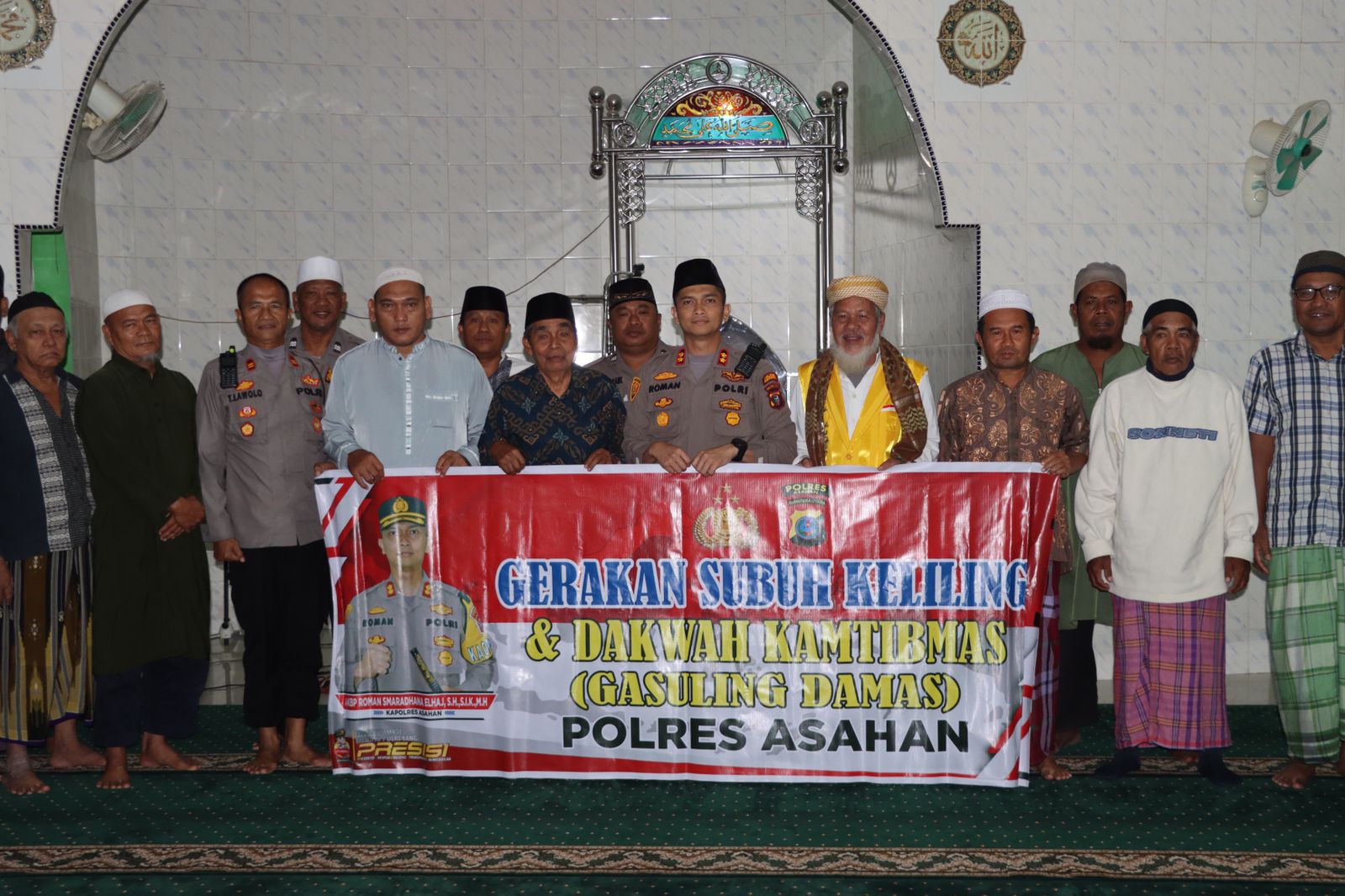 Giat Gasuling Damas Kamtibmas, Kata Kapolres Asahan Akan Berantas Narkoba dan Judi