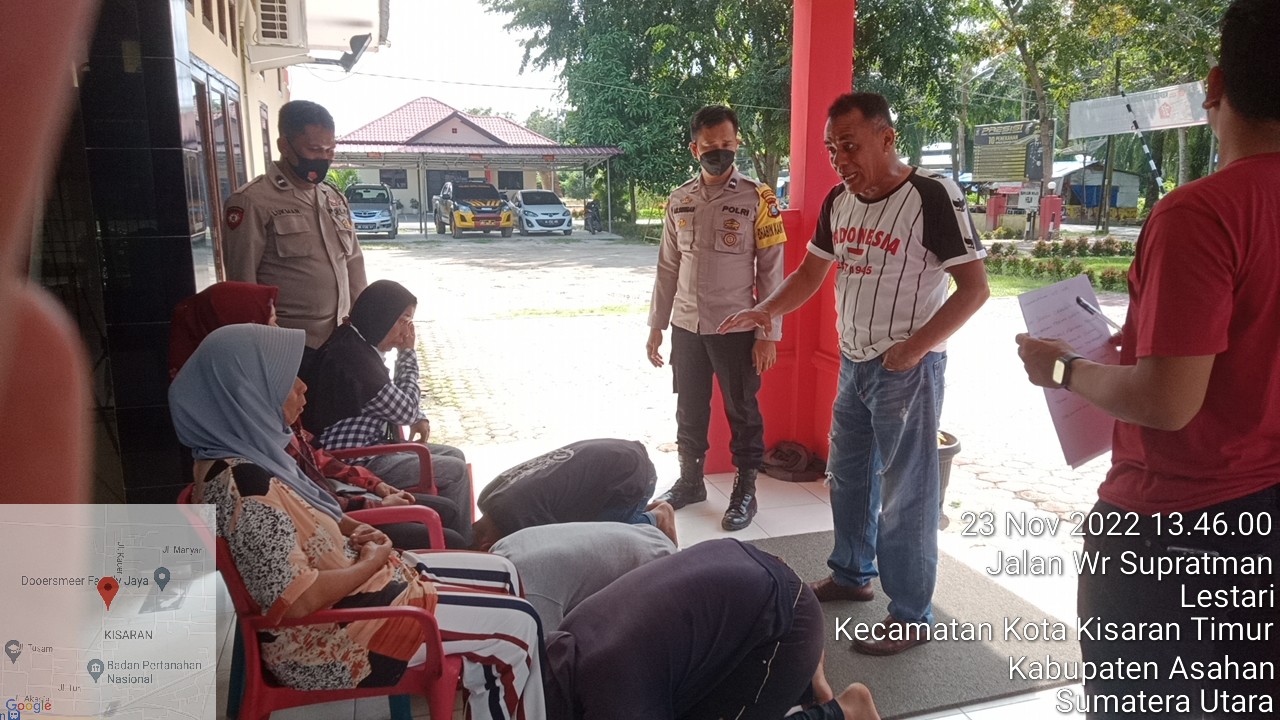 3 Remaja Geng Kaizen Disuruh Bersujud di Kaki Orang Tua Lalu Dibebaskan Polsek Kota Kisaran