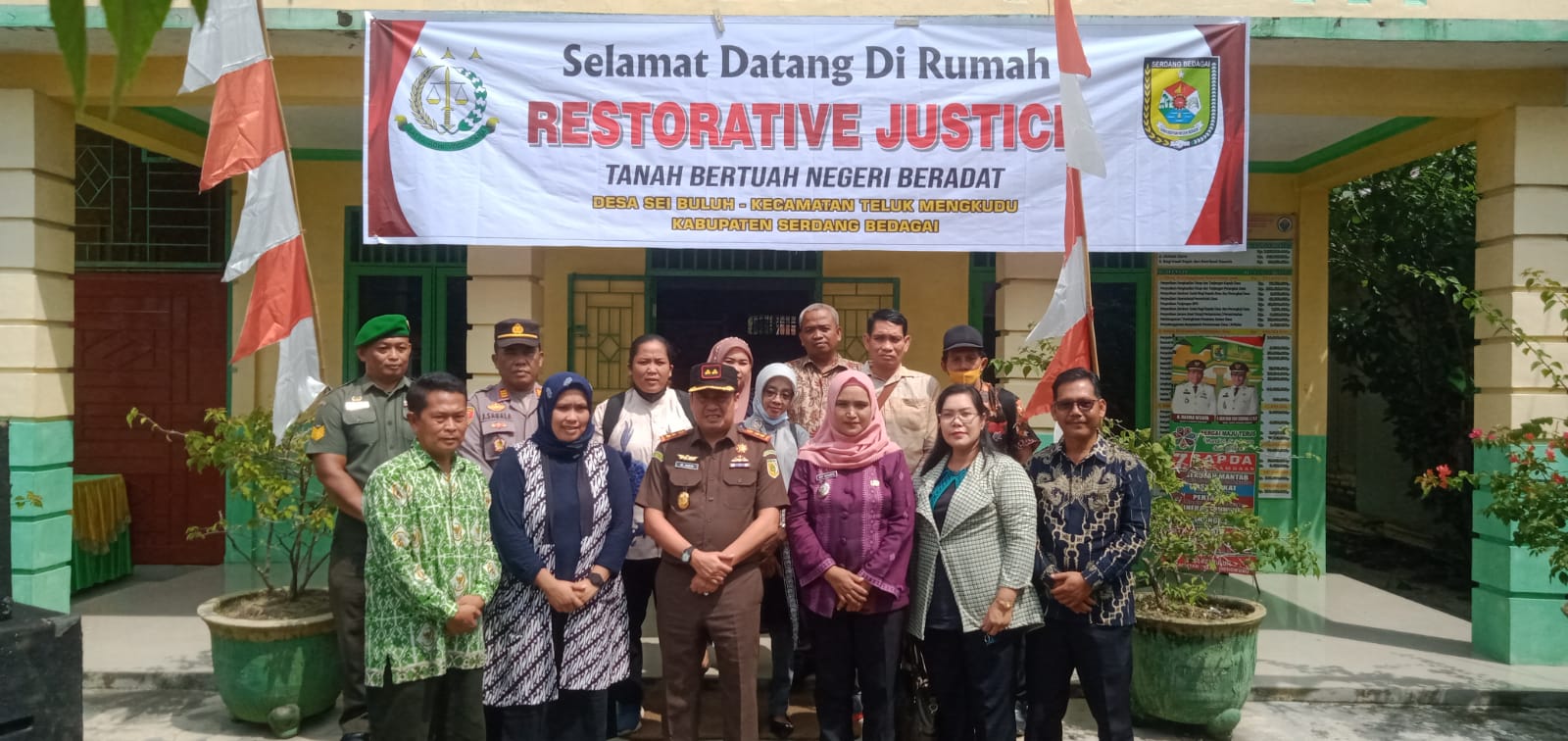 Kejari Sergai Resmikan 16 Rumah Restorative Justice
