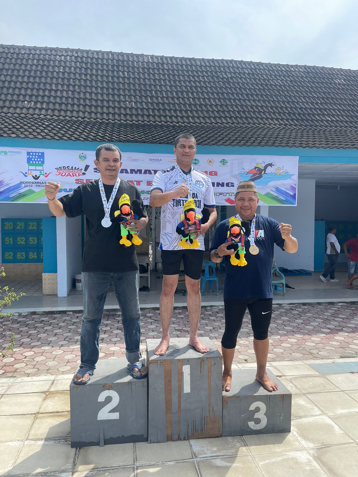 Direktur Utama Perum Tirtanadi, Kabir Bedi Sumbang Medali Emas