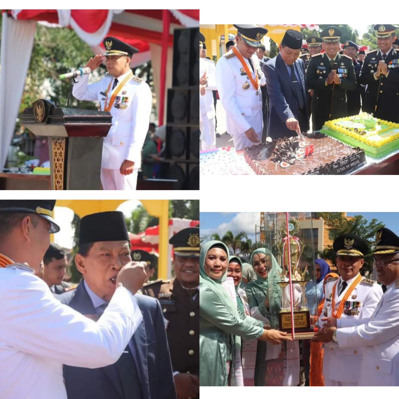 Bupati Paluta Pimpin Upacara HUT Ke-15