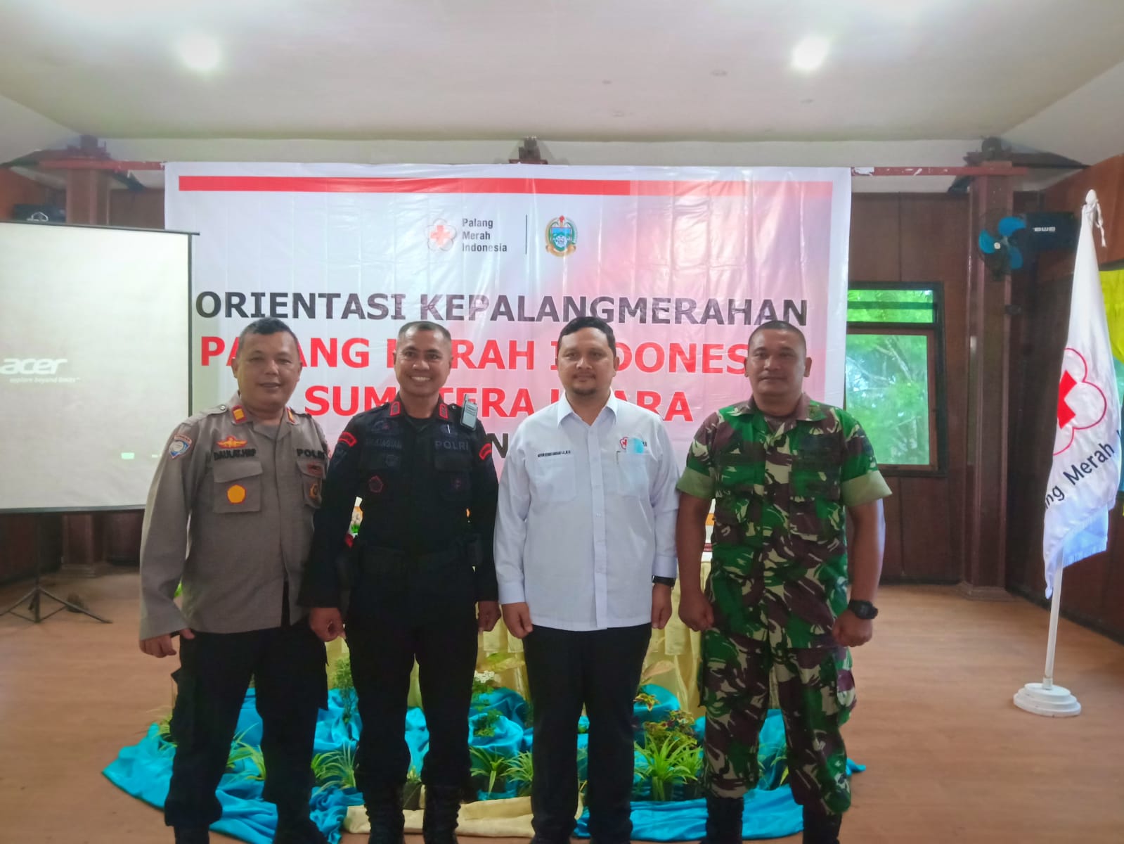 PMI Sumut gelar orientasi kepalangmerahan di Tapsel, Rahmad Shah : Tingkatkan Kapasitas Suruh Pengurus