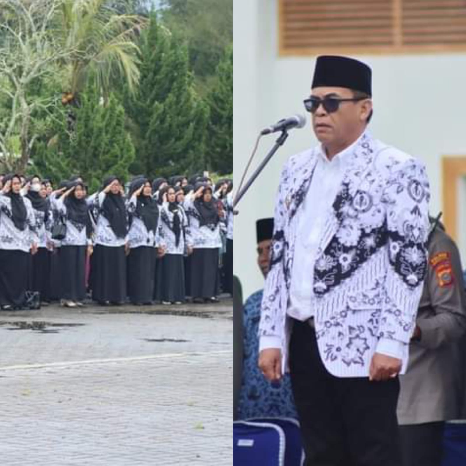 Bupati Madina Pimpin Upacara Hari Guru Nasional