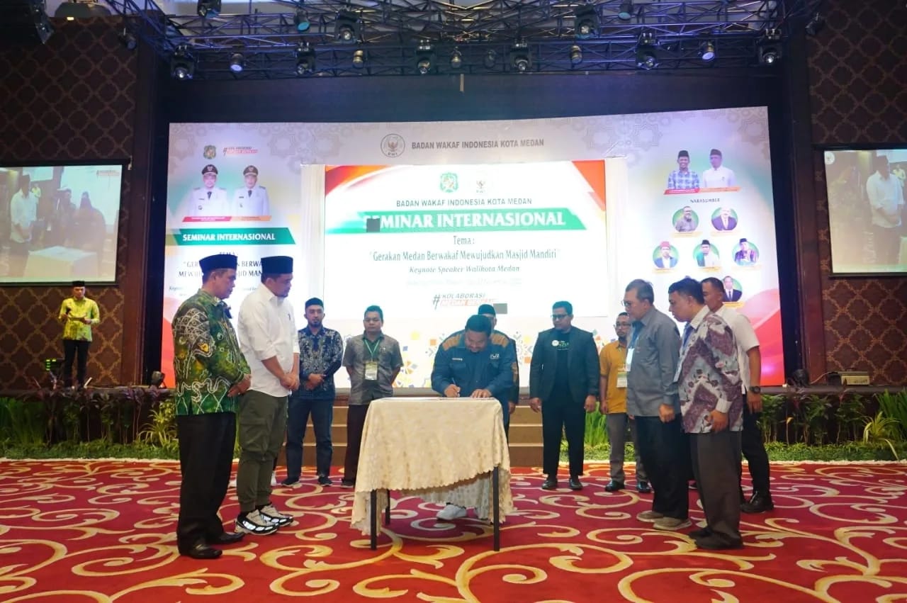 Walikota Medan Bobby Nasution Saksikan MoU BWI Medan dan FOZ Sumut