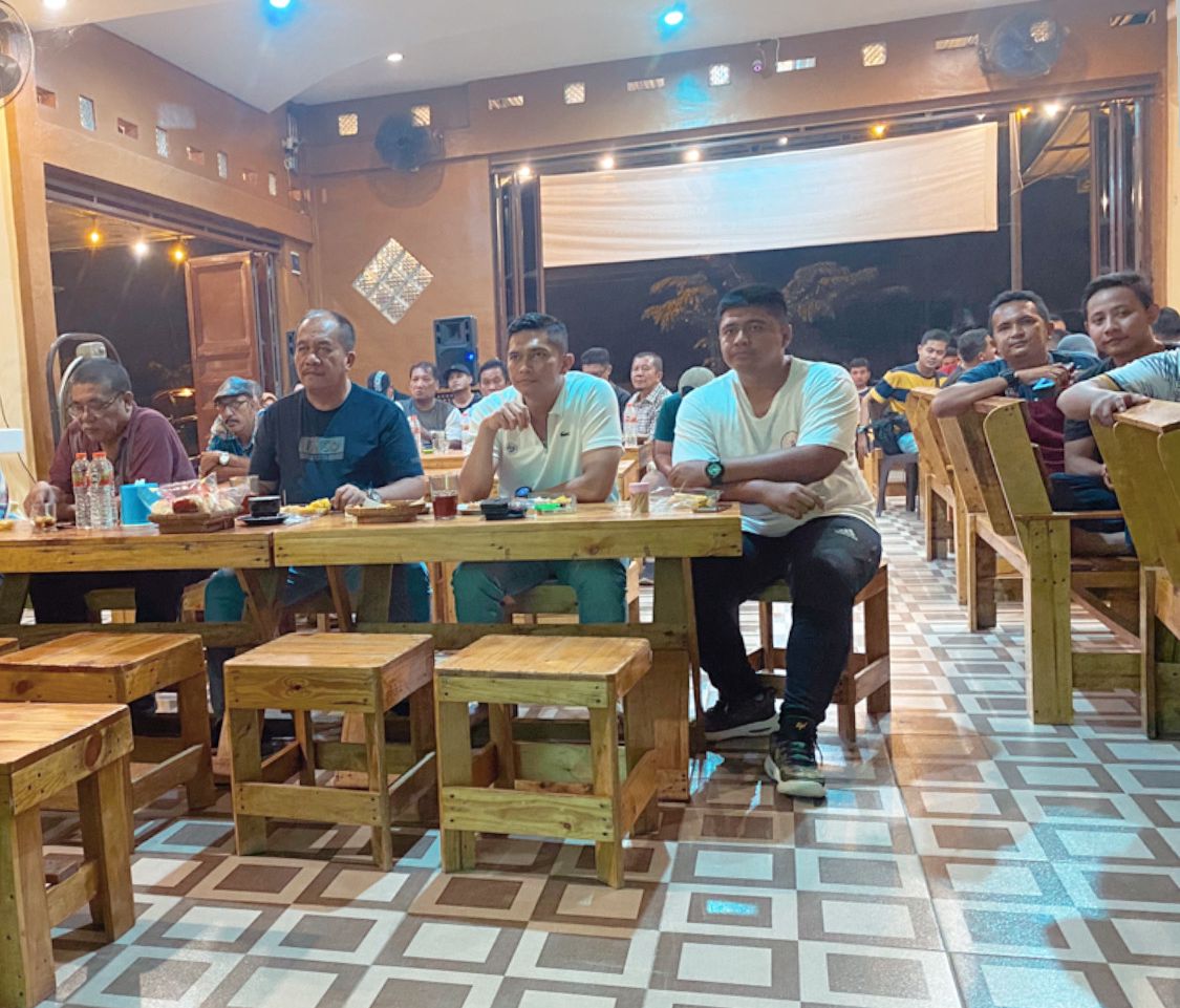 Kapolres Asahan Bareng Wabup dan Insan Pers Nobar 2022