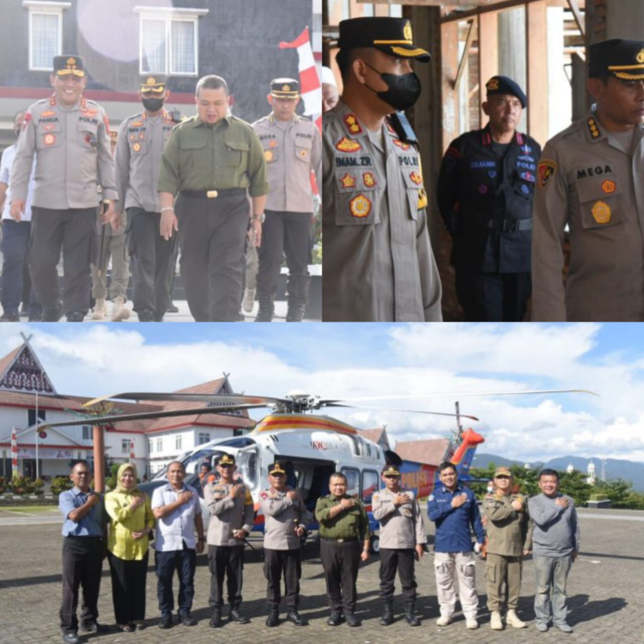 Didampingi Kapolres dan Bupati,Kapolda Sumut Tinjau Pembangunan Mapolres Tapsel Sedang Dibangun Sipirok