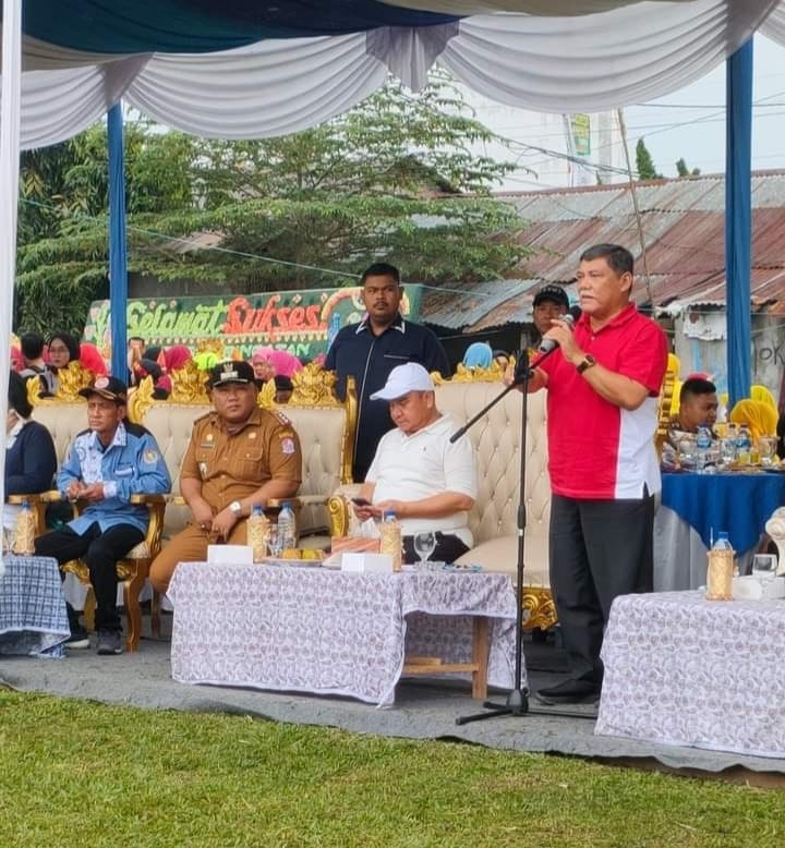 Wabub Deliserdang Berbaur Bersama Para Guru Turut Memeriahkan HUT PGRI ke 77 Tahun 2022