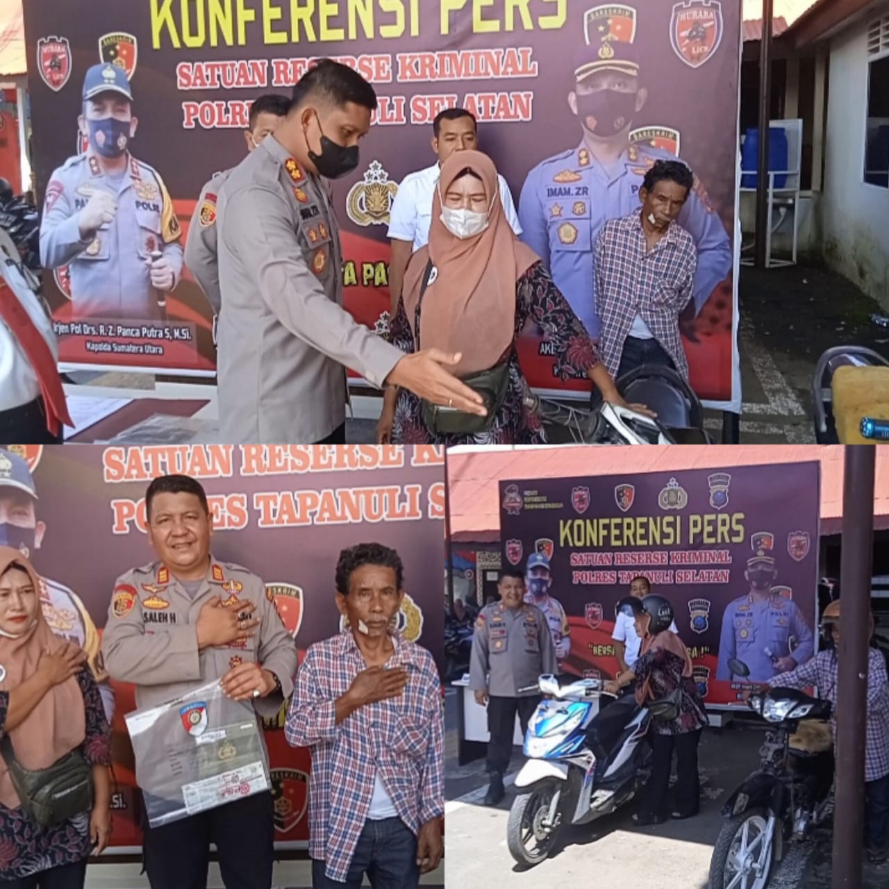 Curanmor di Batang Angkola Tapsel Ditangkap,Ini Keterangan Kapolres dan Kapolsek