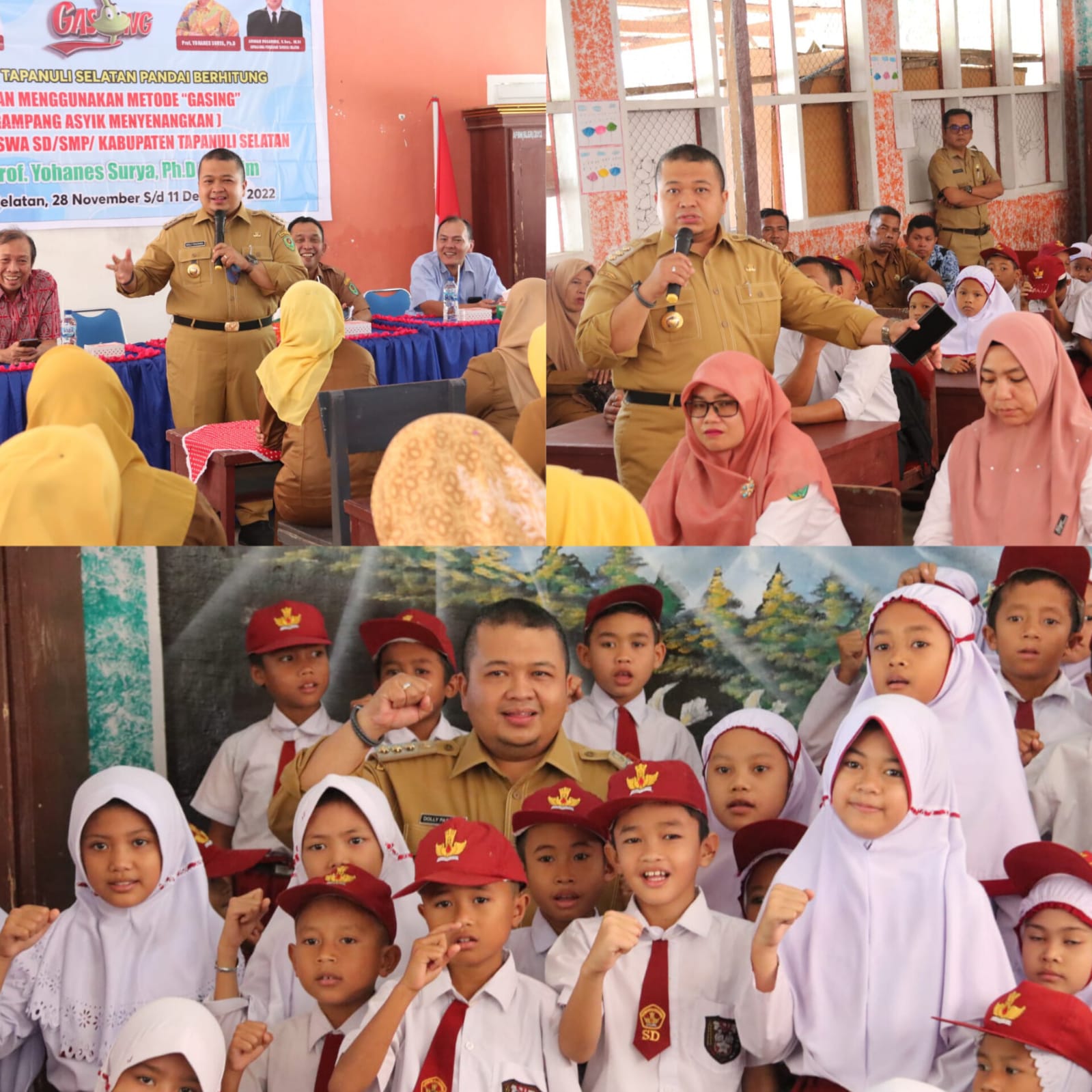 Bupati Dolly Pasaribu:Tahun 2024 Ditargetkan 34 Ribu Pelajar Tapsel Mahir Berhitung