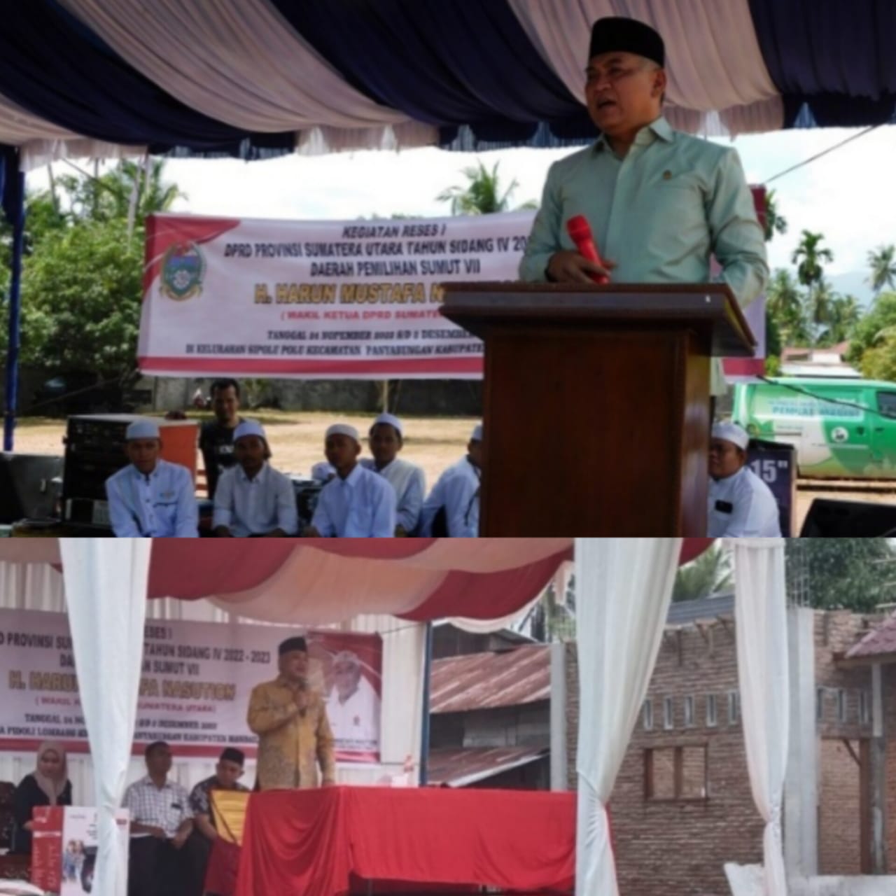 Serap Aspirasi Warga, H Harun Musthafa Nasution Reses di Panyabungan