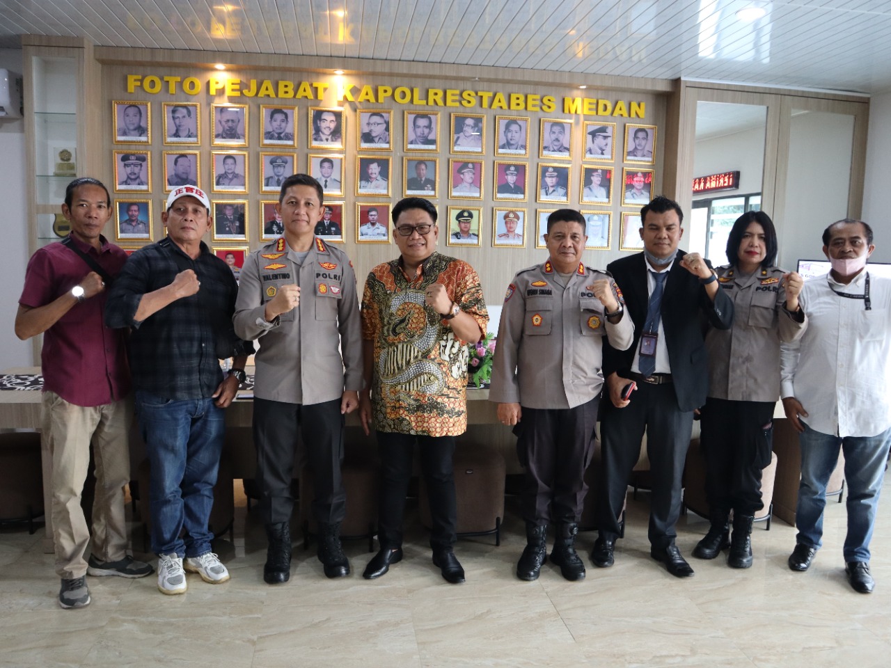 Kapolrestabes Medan Terima Audiensi Media Sumut 24 Group