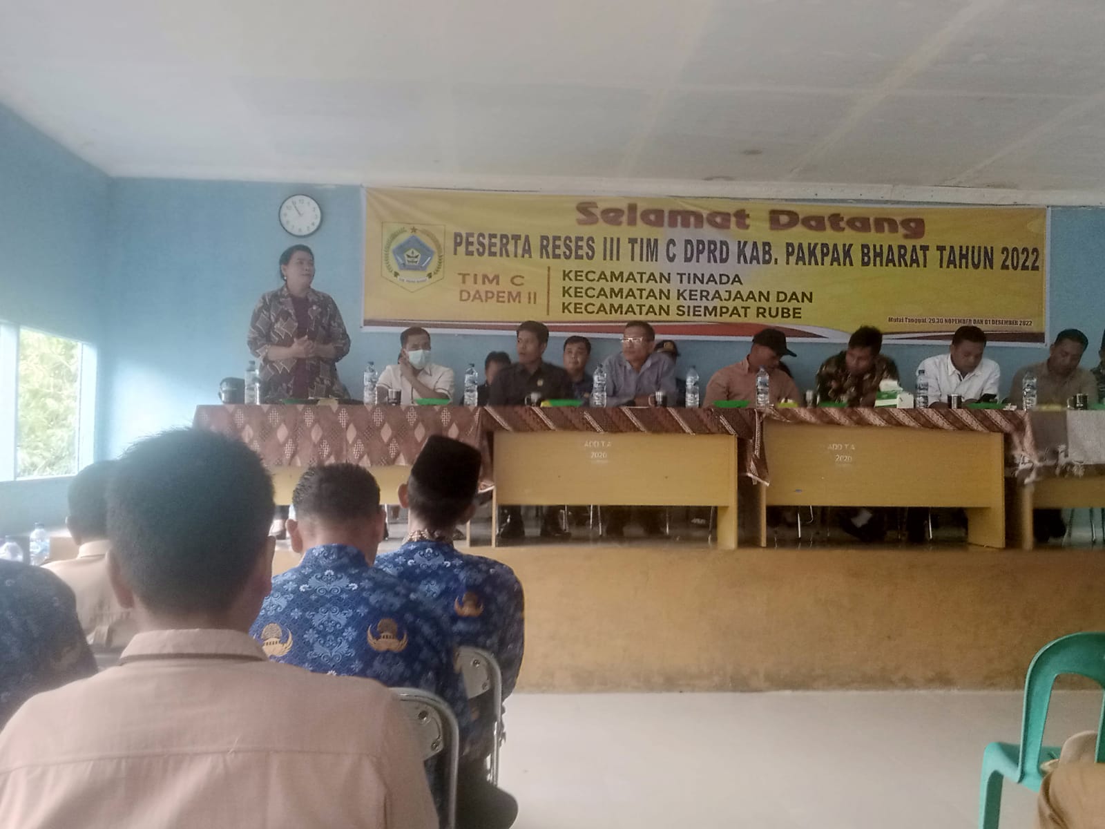 DPRD Pakpak Bharat Kunjungan-reses lll tim c dapem ii di desa Macanggut satu di tiga kecamatan