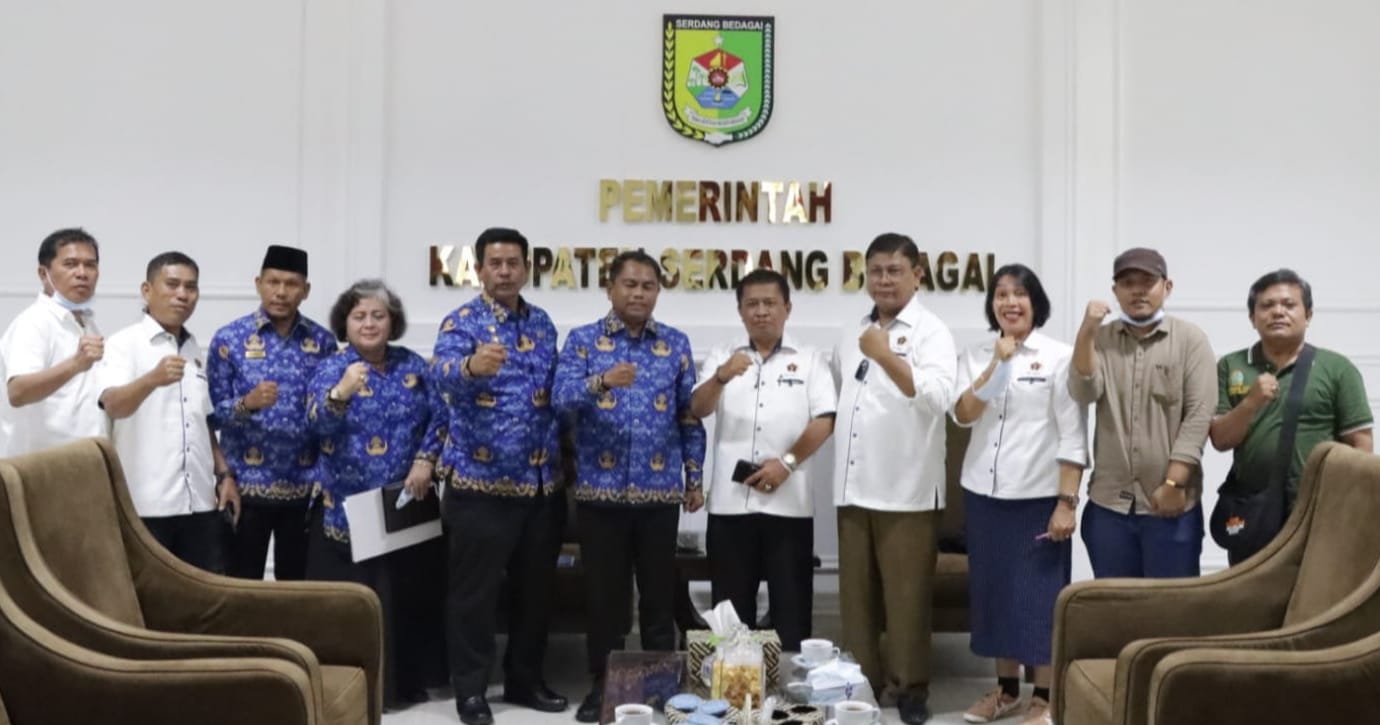 Bupati Sergai H Darma Wijaya Dukung Natal PWI Sumut 2022 di Medan