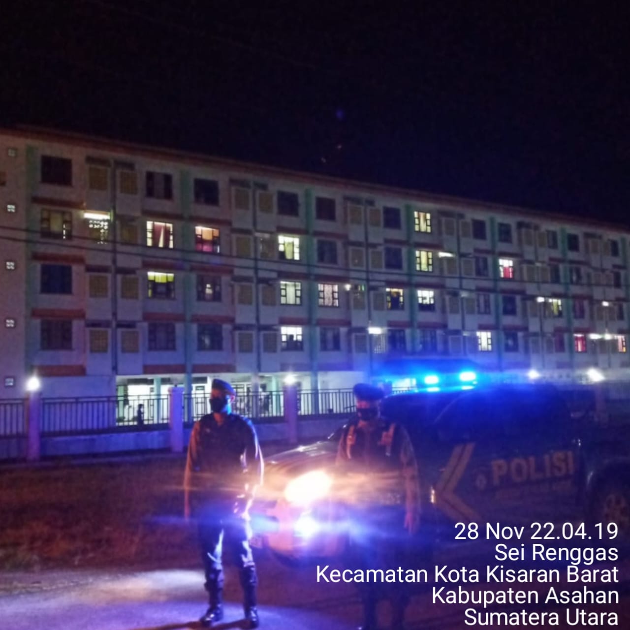 Patroli Unit R4 Sat Samapta kesejumlah Titik-titik Rawan Diwilayah Hukum Polres Asahan