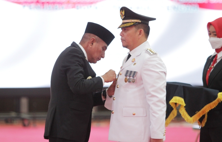 Lantik Pj Bupati Tapteng, Edy Rahmayadi Ingatkan Tugas Pokok ASN