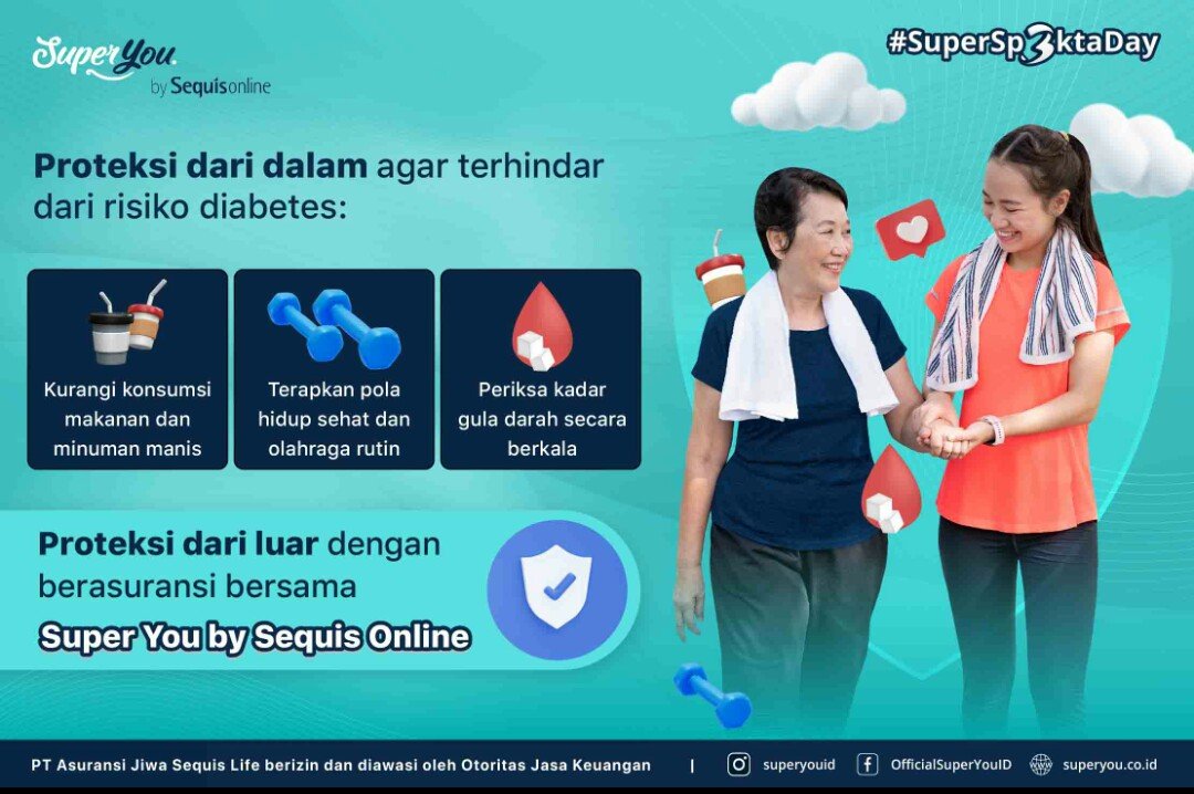 Proteksi Dalam dan Luar Demi Terhindar dari Diabetes