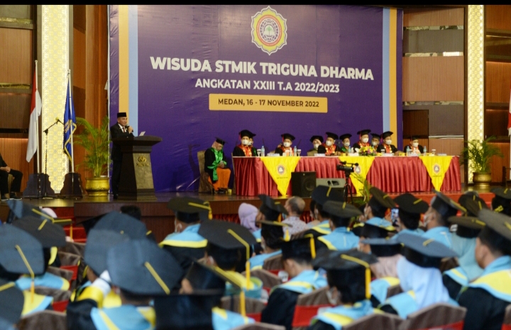 Edy Rahmayadi Berharap Lulusan STMIK Triguna Dharma Jadi Pelopor Era Digital Ekonomi