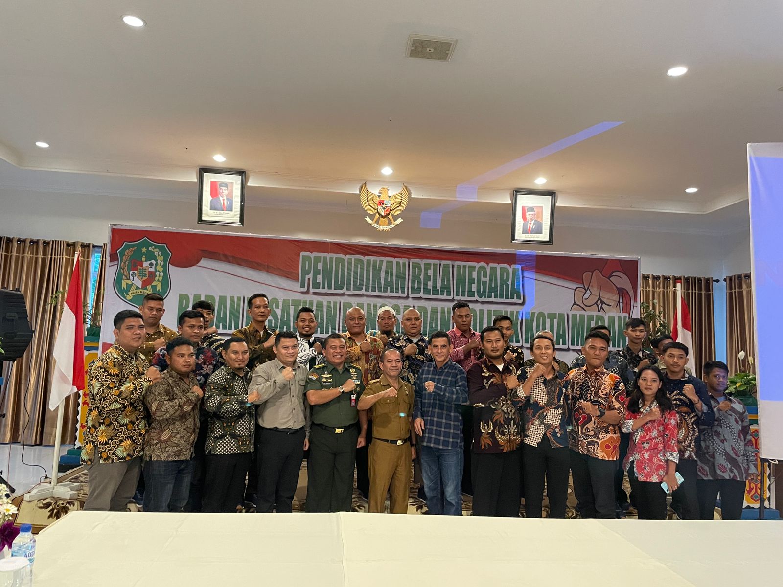 Kementerian Pertahanan Beri Pembekalan Kepada Peserta Pendidikan Bela Negara yang digelar Pemko Medan