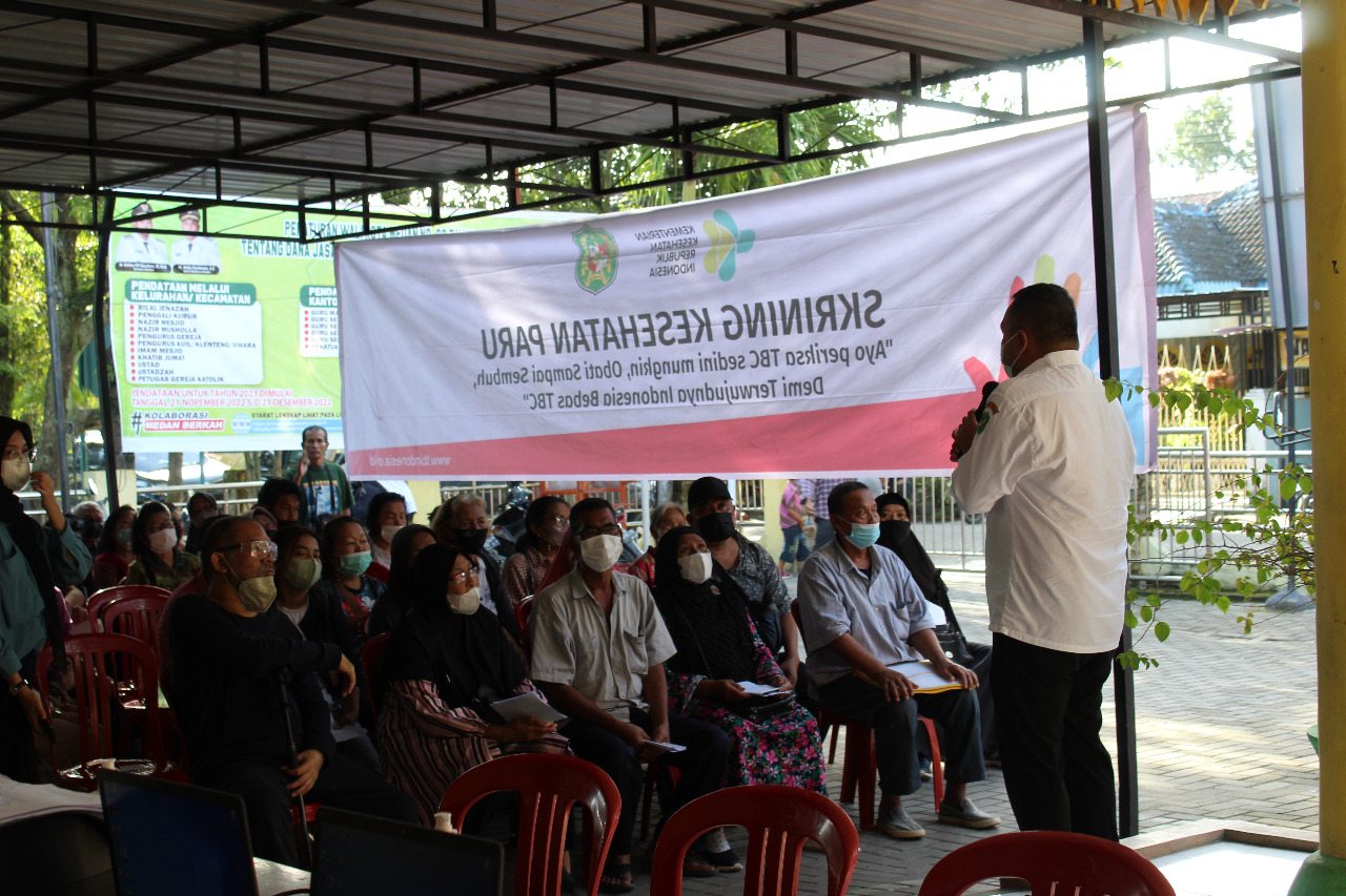 Kecamatan Medan Helvetia dan Dinas Kesehatan Gelar Skrining Massal TBC