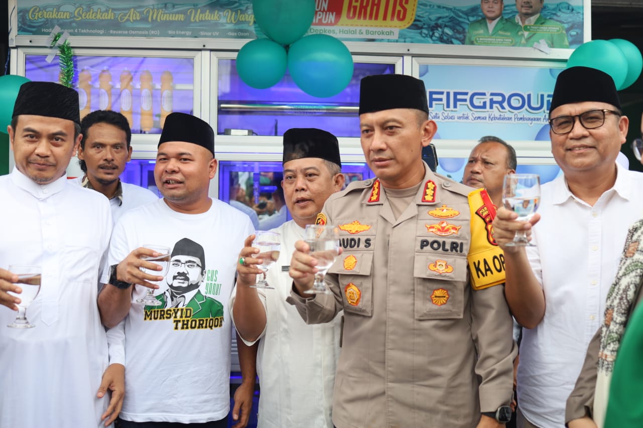 Jelang Akhir 2022, FIFGROUP dan GP Ansor Resmikan Fasilitas Air Minum Gratis