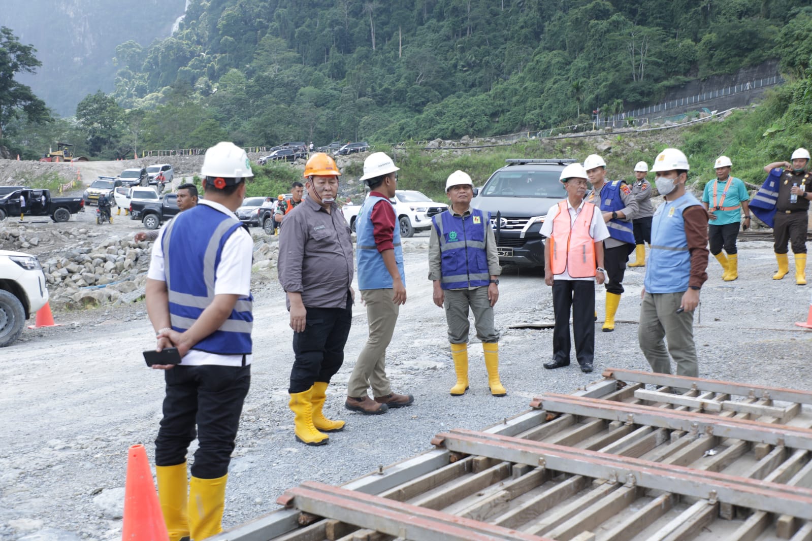 Bupati Bersama Forkopimda Kabupaten Asahan Kunjungi PLTA Asahan III
