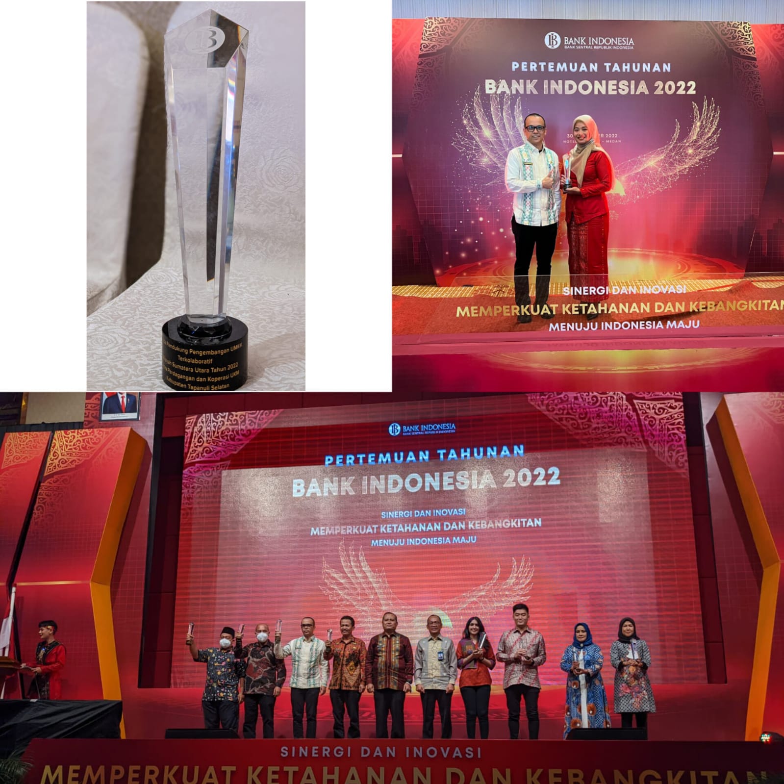 Pemkab Tapsel Raih Penghargaan dari Bank Indonesia