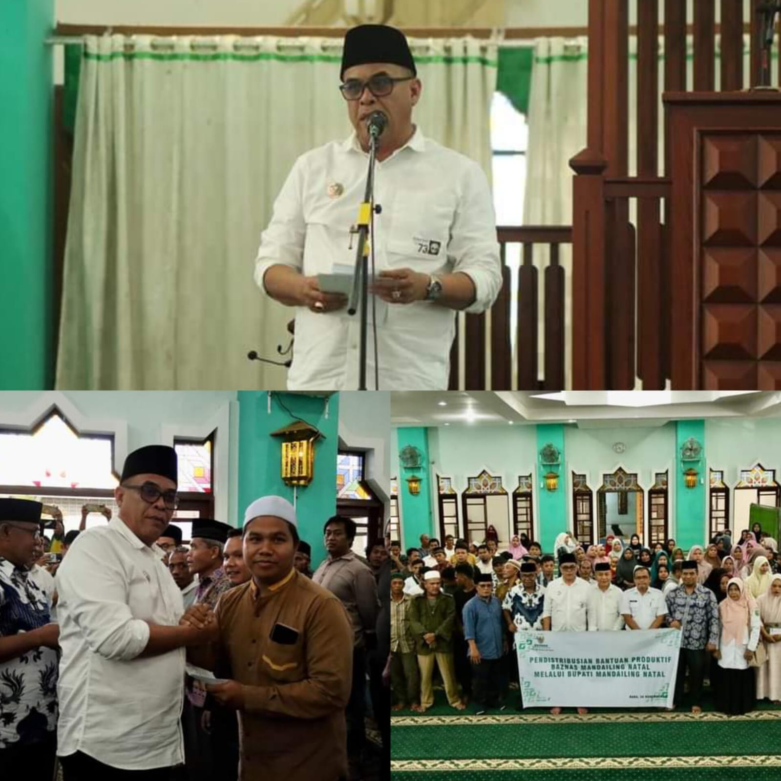 Bupati Serahkan Bantuan Zakat Infaq dan Shodaqoh kepada 200 Orang