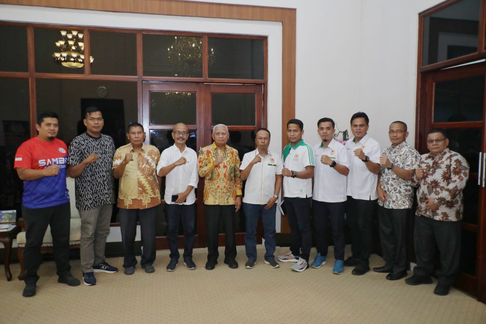 Bupati Asahan Terima Audiensi KONI dan Olahraga Sambo Kabupaten Asahan